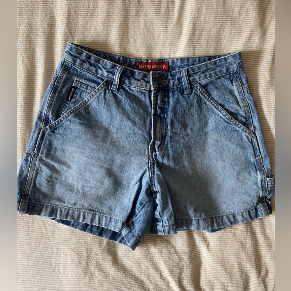 Vintage carpenter denim jean shorts